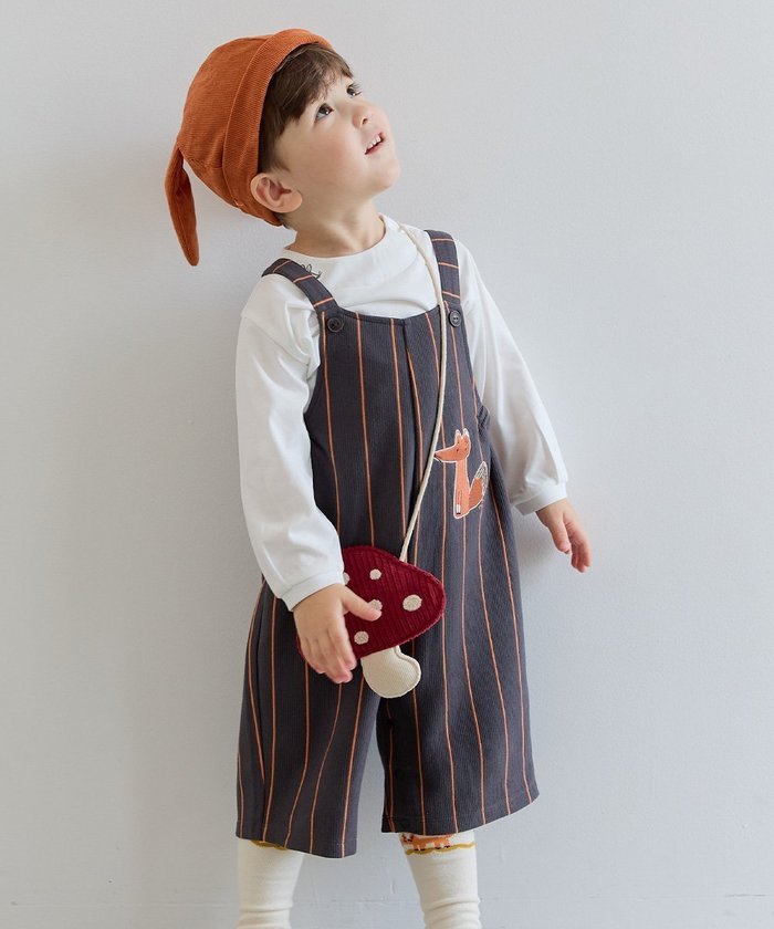 【モイモルン/moimoln / KIDS】の【セットアップ】フォックスカバーオール 長袖トップス インテリア・キッズ・メンズ・レディースファッション・服の通販 founy(ファニー) https://founy.com/ ファッション Fashion キッズファッション Fashion for Kids トップス・カットソー Cut & Sew Tops セットアップ Matching Sets キッズトップス Tops セットアップ Set-Up, Coordinated Outfit ハイネック High Neck, Mock Neck フィット Fit, Slim Fit フォックス Fox, Fox Fur 長袖 Long Sleeve, Full Sleeve |ID: prp329100004850896 ipo3291000000035563289