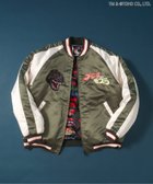 【エフオー オンラインストア/F.O.Online Store / KIDS】の【ゴジラ】ゴジラVSリバーシブルスカジャン(大人) 人気、トレンドファッション・服の通販 founy(ファニー) ファッション Fashion キッズファッション Fashion for Kids おすすめ Recommended / Our Picks リバーシブル Reversible, Two-Sided thumbnail カーキ|ID: prp329100004850897 ipo3291000000035563307