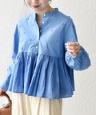 【シップス フォー ウィメン/SHIPS】の【WEB限定】SHIPS any 洗濯機可能 フラワー モチーフ ペプラム ギャザー シャツ ブラウス 人気、トレンドファッション・服の通販 founy(ファニー) ファッション Fashion レディースファッション Fashion for Women トップス・カットソー Cut & Sew Tops シャツ・ブラウス・オフィスカジュアル Elegant Blouses & Button-Ups インド Indian Textile 洗える Machine Washable ギャザー Gathered, Ruffled 今季 This Season, Current Season スタンド Stand Collar, Upright Stand バランス Balance, Style Balance フェミニン Feminine, Girly フラワー Flower, Floral フレア Flare, Flared ペプラム Peplum, Flared Hem モチーフ Motif, Design Theme ワイド Wide, Wide Fit 2026年 2026 thumbnail ブルー|ID: prp329100004850946 ipo3291000000035704506