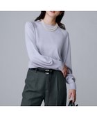 【アンタイトル/UNTITLED】の【8色展開/コンパクト丈】レーヨン混 コクーンニット ラベンダー|ID: prp329100004850956 ipo3291000000035564694