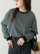 【ディスコート/Discoat】の【21色展開/WEB限定】ボーダービッグロングTシャツ 人気、トレンドファッション・服の通販 founy(ファニー) ファッション Fashion レディースファッション Fashion for Women トップス・カットソー Cut & Sew Tops シャツ・ブラウス・オフィスカジュアル Elegant Blouses & Button-Ups ロングTシャツ・Tシャツ Longline T-Shirts & Tees インナー Innerwear カーゴパンツ Cargo Pants, Utility Pants シンプル Simple, Minimal ジャケット Jacket, Outerwear スラックス Slacks, Dress Pants とろみ Fluid, Flowy Fabric デニム Denim, Jeans Material バランス Balance, Style Balance リラックス Relax, Relaxed Fit 冬 Winter / This Winter おすすめ Recommended / Our Picks thumbnail ブラックその他1|ID: prp329100004850967 ipo3291000000036160548