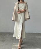 【ジュノア/JUNOAH】のLouere イレヘム深スリットマーメイドキャミワンピース アイボリー|ID: prp329100004851036 ipo3291000000035650821