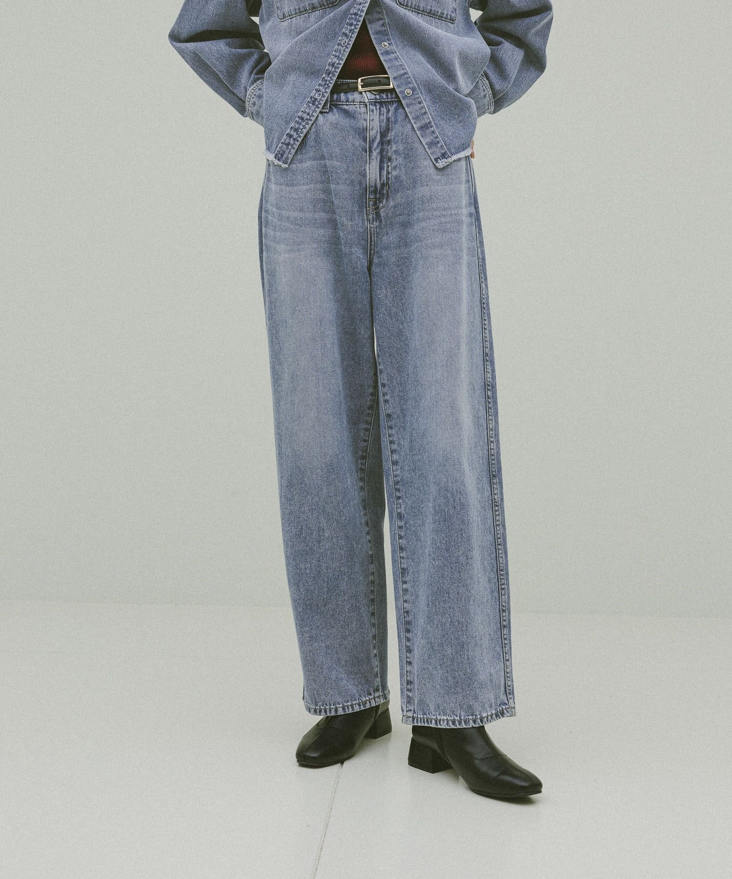 【グローバルワーク/GLOBAL WORK】のGOODデニムバギーパンツ/498388 人気、トレンドファッション・服の通販 founy(ファニー) 　ファッション　Fashion　レディースファッション　Fashion for Women　パンツ　Pants & Trousers　秋　Autumn　シューズ　Shoes, Footwear　ジャケット　Jacket, Outerwear　デニム　Denim, Jeans Material　バランス　Balance, Style Balance　フィット　Fit, Slim Fit　リアル　Real, Realistic　ルーズ　Loose, Oversized　おすすめ　Recommended / Our Picks　 other-1|ID: prp329100004851460 ipo3291000000035591685