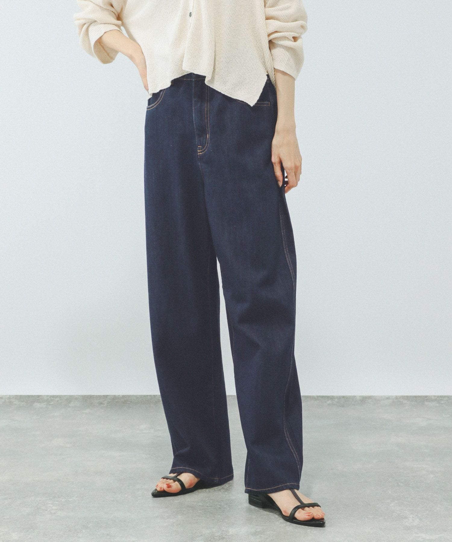 【グローバルワーク/GLOBAL WORK】のGOODデニムバギーパンツ/498388 インテリア・キッズ・メンズ・レディースファッション・服の通販 founy(ファニー) 　ファッション　Fashion　レディースファッション　Fashion for Women　パンツ　Pants & Trousers　秋　Autumn　シューズ　Shoes, Footwear　ジャケット　Jacket, Outerwear　デニム　Denim, Jeans Material　バランス　Balance, Style Balance　フィット　Fit, Slim Fit　リアル　Real, Realistic　ルーズ　Loose, Oversized　おすすめ　Recommended / Our Picks　ネイビー88|ID: prp329100004851460 ipo3291000000035591702