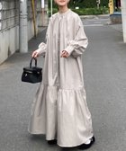 【コーナーズ/CORNERS】のCORNERS by KR 2wayボリュームスリーブシャツワンピース 人気、トレンドファッション・服の通販 founy(ファニー) ファッション Fashion レディースファッション Fashion for Women ワンピース Dresses シャツワンピース / 1枚で着映えコーデ Shirt Dresses インナー Innerwear ギャザー Gathered, Ruffled スウェット / スエット Sweatshirt, Sweatwear スタンド Stand Collar, Upright Stand スリット Slit, Slit Detail ティアードスカート Tiered Skirt, Flounced Skirt トレンド Trend, Trending Now ベスト Vest, Waistcoat ポケット Pocket, Pocket Detail 羽織 Haori, Light Jacket ロング Long, Long-Length おすすめ Recommended / Our Picks エレガント 上品 Elegant thumbnail ベージュ|ID: prp329100004851462 ipo3291000000036090422