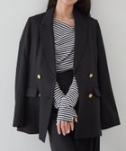 【ラナン/Ranan】のRanan/ゴールドボタンWテーラードジャケット 人気、トレンドファッション・服の通販 founy(ファニー) ファッション Fashion レディースファッション Fashion for Women アウター Coat / Outerwear Collection レディースジャケット・軽アウター Jackets テーラードジャケット / 通勤・きれいめスタイル Tailored Jackets & Blazers ウォッシャブル Machine Washable オケージョン Occasion Wear 洗える Machine Washable 秋 Autumn スマート Smart, Elegant ダウン Down, Puffer チェック Check, Plaid, Tartan ツイード Twill, Twill Weave デニム Denim, Jeans Material ポケット Pocket, Pocket Detail マニッシュ Mannish, Boyish A/W・秋冬 Autumn/Winter おすすめ Recommended / Our Picks エレガント 上品 Elegant 入学式 Entrance Ceremony 卒業式 Graduation Ceremony 結婚式 Wedding 披露宴 Wedding Reception 二次会 After Party thumbnail BL|ID: prp329100004851546 ipo3291000000035595142