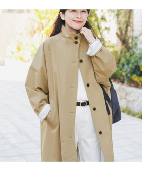 【アーバンリサーチ ドアーズ/URBAN RESEARCH DOORS】のBACKヨークスタンドカラーコート 人気、トレンドファッション・服の通販 founy(ファニー) ファッション Fashion レディースファッション Fashion for Women アウター Coat / Outerwear Collection コート・ロングコート・ピーコート Long Coats, Peacoats & More 2026年 2026 シンプル Simple, Minimal スタンド Stand Collar, Upright Stand ヨーク Yoke, Yoke Design エレガント 上品 Elegant 夏 Summer 春 Spring S/S・春夏 SS, Spring/Summer, Warm Season |ID:prp329100004851587