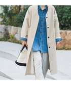 【アーバンリサーチ ドアーズ/URBAN RESEARCH DOORS】のBACKヨークスタンドカラーコート 人気、トレンドファッション・服の通販 founy(ファニー) ファッション Fashion レディースファッション Fashion for Women アウター Coat / Outerwear Collection コート・ロングコート・ピーコート Long Coats, Peacoats & More 2026年 2026 シンプル Simple, Minimal スタンド Stand Collar, Upright Stand ヨーク Yoke, Yoke Design エレガント 上品 Elegant 夏 Summer 春 Spring S/S・春夏 SS, Spring/Summer, Warm Season thumbnail ライトベージュ|ID: prp329100004851587 ipo3291000000035597588