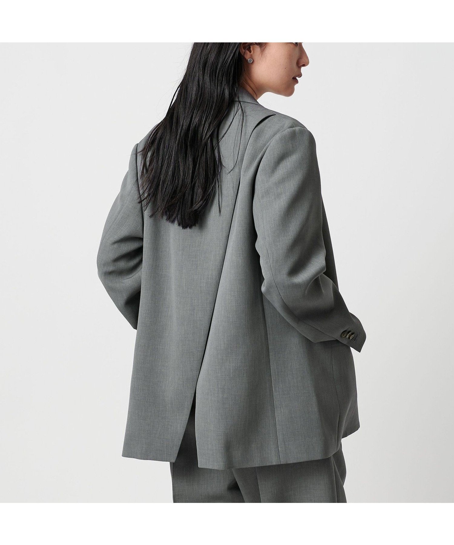 【ユナイテッドアローズ/UNITED ARROWS】のMARW UNITED ARROWS バック アシンメトリー ジャケット インテリア・キッズ・メンズ・レディースファッション・服の通販 founy(ファニー) 　ファッション　Fashion　レディースファッション　Fashion for Women　アウター　Coat / Outerwear Collection　レディースジャケット・軽アウター　Jackets　アシンメトリー　Asymmetrical Style　ジャケット　Jacket, Outerwear　セットアップ　Set-Up, Coordinated Outfit　人気　Popular, Best Seller　ポケット　Pocket, Pocket Detail　おすすめ　Recommended / Our Picks　ビジネス 仕事 通勤　Business / Work / Commuting　MD.GRAY|ID: prp329100004851590 ipo3291000000035597662