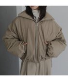 【ヘラム/hellam】のパディングショートダウンジャケット ベージュ|ID: prp329100004851635 ipo3291000000036219196