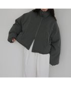 【ヘラム/hellam】のパディングショートダウンジャケット チャコール|ID: prp329100004851635 ipo3291000000036219204