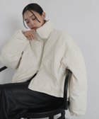 【ヘラム/hellam】のパディングショートダウンジャケット アイボリー|ID: prp329100004851635 ipo3291000000036219205