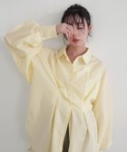 【リアン/Lian】のウエストタックカラーシャツ 人気、トレンドファッション・服の通販 founy(ファニー) ファッション Fashion レディースファッション Fashion for Women トップス・カットソー Cut & Sew Tops シャツ・ブラウス・オフィスカジュアル Elegant Blouses & Button-Ups 2026年 2026 イエロー Yellow ストライプ Stripe, Striped Pattern thumbnail イエロー|ID: prp329100004851640 ipo3291000000035599424
