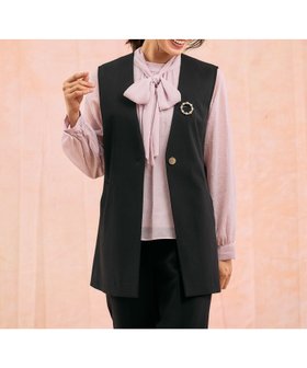 【グローバルワーク/GLOBAL WORK】 ウツクシルエットジレ/581033人気、トレンドファッション・服の通販 founy(ファニー) ファッション Fashion レディースファッション Fashion for Women アウター Coat / Outerwear Collection トップス・カットソー Cut & Sew Tops ベスト&ジレ / 重ね着スタイル Vests & Gilets シンプル Simple, Minimal ストレッチ Stretch, Stretchy Fabric セットアップ Set-Up, Coordinated Outfit セレモニー Ceremony |ID:prp329100004851653