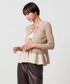 【ユナイテッドアローズ/UNITED ARROWS】のシアー リボン 2WAYカーディガン ウォッシャブル 人気、トレンドファッション・服の通販 founy(ファニー) ファッション Fashion レディースファッション Fashion for Women トップス・カットソー Cut & Sew Tops カーディガン・羽織り Layered Style Cardigans ウォッシャブル Machine Washable カーディガン Cardigan, Knitwear シアー Sheer, See-Through ストレート Straight, Straight Cut タイトスカート Pencil Skirt, Tight Skirt ベスト Vest, Waistcoat ベルベット Velvet, Velvety ペプラム Peplum, Flared Hem リボン Ribbon, Bow おすすめ Recommended / Our Picks thumbnail BEIGE|ID: prp329100004851655 ipo3291000000035600214