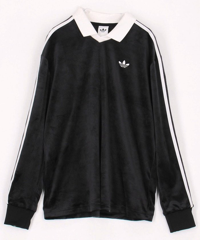 【フリークスストア/FREAK'S STORE】のベロア ポロ ロングスリーブ インテリア・キッズ・メンズ・レディースファッション・服の通販 founy(ファニー) 　ファッション　Fashion　レディースファッション　Fashion for Women　トップス・カットソー　Cut & Sew Tops　ベロアトップス　Velour Tops / Velvet-Look Items　2026年　2026　コンパクト　Compact, Small Size　スポーティ　Sporty, Casual Athletic　スリーブ　Sleeve, Long Sleeve / Short Sleeve　ベロア　Velour, Soft Velvet　ロング　Long, Long-Length　ワイド　Wide, Wide Fit　ワンポイント　One Point, Statement Accent　エレガント 上品　Elegant　夏　Summer　S/S・春夏　SS, Spring/Summer, Warm Season　ブラック|ID: prp329100004851670 ipo3291000000035600884