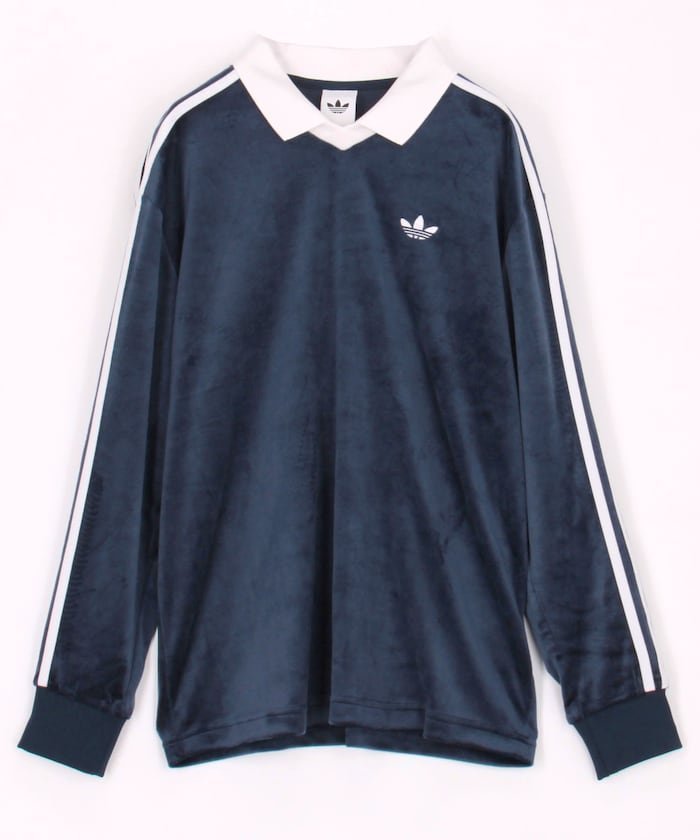 【フリークスストア/FREAK'S STORE】のベロア ポロ ロングスリーブ インテリア・キッズ・メンズ・レディースファッション・服の通販 founy(ファニー) 　ファッション　Fashion　レディースファッション　Fashion for Women　トップス・カットソー　Cut & Sew Tops　ベロアトップス　Velour Tops / Velvet-Look Items　2026年　2026　コンパクト　Compact, Small Size　スポーティ　Sporty, Casual Athletic　スリーブ　Sleeve, Long Sleeve / Short Sleeve　ベロア　Velour, Soft Velvet　ロング　Long, Long-Length　ワイド　Wide, Wide Fit　ワンポイント　One Point, Statement Accent　エレガント 上品　Elegant　夏　Summer　S/S・春夏　SS, Spring/Summer, Warm Season　ネイビー|ID: prp329100004851670 ipo3291000000035600887