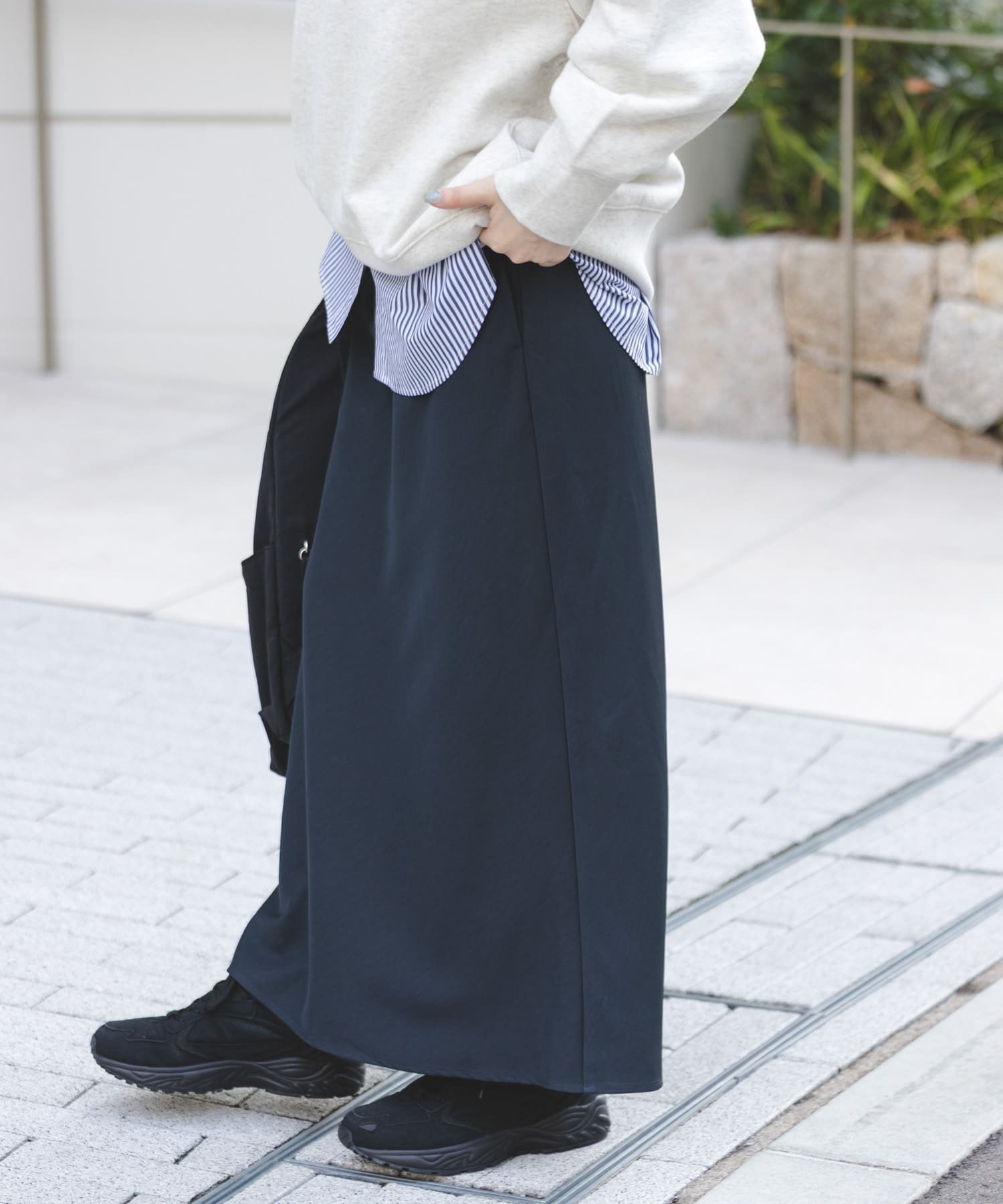 【アーバンリサーチ ドアーズ/URBAN RESEARCH DOORS】のFORK SPOON ヴィンテージツイルスカート インテリア・キッズ・メンズ・レディースファッション・服の通販 founy(ファニー) 　ファッション　Fashion　レディースファッション　Fashion for Women　スカート　Skirts　2026年　2026　サテン　Satin, Glossy Fabric　ツイル　Twist, Twisted Detail　フレア　Flare, Flared　ベーシック　Basic, Essential　エレガント 上品　Elegant　夏　Summer　S/S・春夏　SS, Spring/Summer, Warm Season　ネイビー|ID: prp329100004851685 ipo3291000000035601700