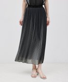 【ロペ/ROPE'】のプリーツスカート(バイカラー/無地)【メディア掲載】 ブラック系(02)|ID: prp329100004851698 ipo3291000000035602056