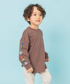 【エフオー オンラインストア/F.O.Online Store / KIDS】のWEB限定 袖イロイロプリントTシャツ ブラウン|ID: prp329100004852176 ipo3291000000035991580