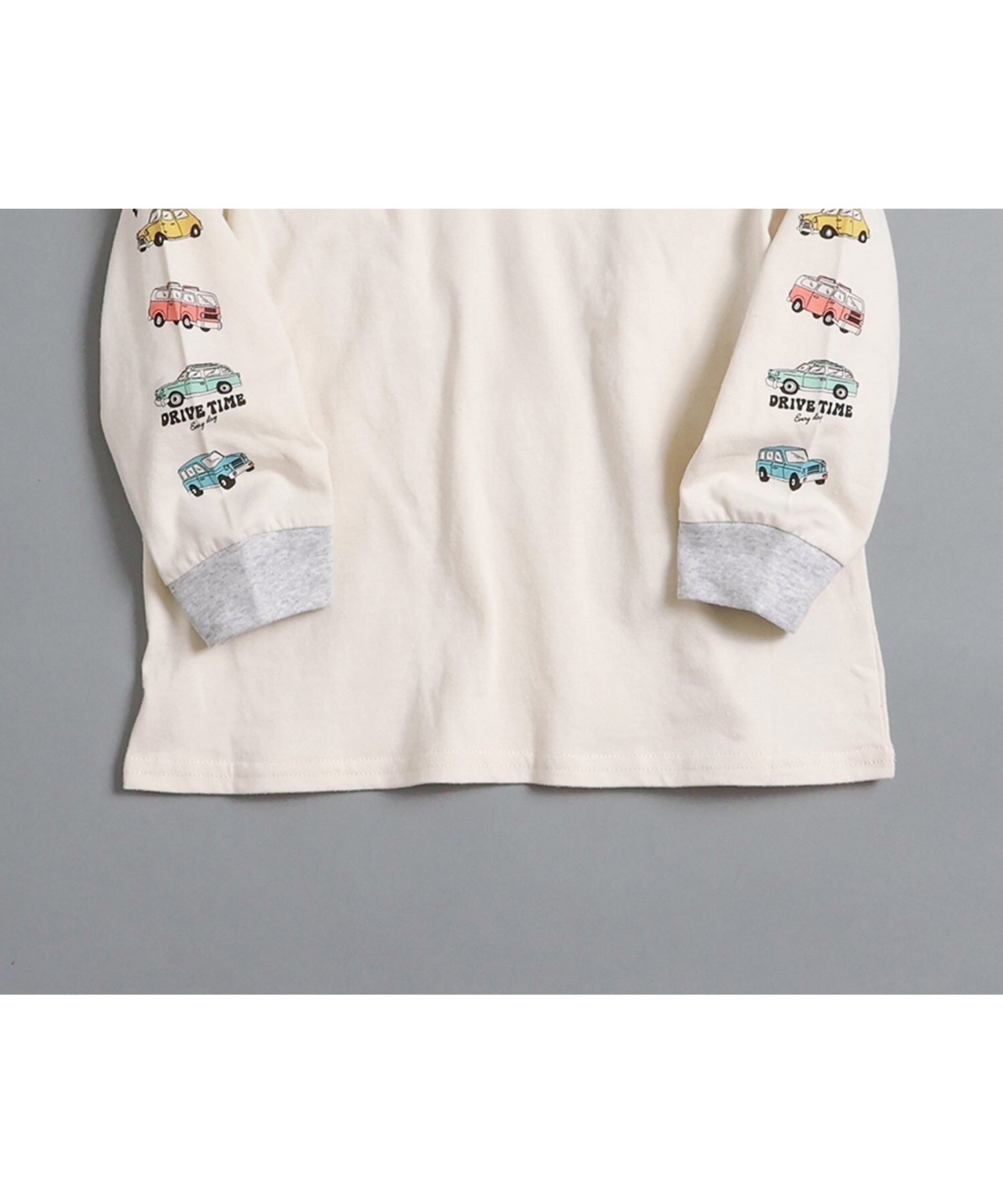 【エフオー オンラインストア/F.O.Online Store / KIDS】のWEB限定 袖イロイロプリントTシャツ インテリア・キッズ・メンズ・レディースファッション・服の通販 founy(ファニー) 　ファッション　Fashion　キッズファッション　Fashion for Kids　プリント　Print, Printed Pattern　人気　Popular, Best Seller　長袖　Long Sleeve, Full Sleeve　キナリ|ID: prp329100004852176 ipo3291000000035991592