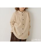 【リジェール/riziere / KIDS】のバンドカラーリラックスシャツ(ボタン取り外し対応) 人気、トレンドファッション・服の通販 founy(ファニー) ファッション Fashion キッズファッション Fashion for Kids おすすめ Recommended / Our Picks シンプル Simple, Minimal トレンド Trend, Trending Now リラックス Relax, Relaxed Fit ルーズ Loose, Oversized 人気 Popular, Best Seller thumbnail BEIGE|ID: prp329100004852211 ipo3291000000036207997