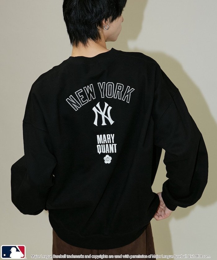 【フリークスストア/FREAK'S STORE】のMLB×MARY QUANT CREW NECK SWEAT/裏起毛クルーネックスウェット 25AW インテリア・キッズ・メンズ・レディースファッション・服の通販 founy(ファニー) ファッション Fashion レディースファッション Fashion for Women トップス・カットソー Cut & Sew Tops レディースパーカー・カジュアルフーディー Casual Hoodies & Sweatshirts スウェット・クルーネックトップス Sweatshirts & Crewnecks / Relaxed Fit Sweat Tops コレクション Collection, Seasonal Line ショルダー Shoulder, Shoulder Strap スウェット / スエット Sweatshirt, Sweatwear スペシャル Special, Limited Edition ドロップ Drop Shoulder, Dropped Style フロント Front, Front Design ミックス Mix, Mixed Style ミニスカート Mini Skirt, Short Skirt リアル Real, Realistic リラックス Relax, Relaxed Fit ロング Long, Long-Length ロンドン London Style, British Inspired A/W・秋冬 Autumn/Winter 冬 Winter / This Winter 2025年 2025 2025-2026秋冬・A/W Autumn/Winter 2025–26 AW25–26 ブラック|ID: prp329100004853004 ipo3291000000036257453