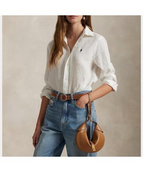 【ラルフローレン/RALPH LAUREN】のクラシック フィット リネン シャツ 人気、トレンドファッション・服の通販 founy(ファニー) ファッション Fashion レディースファッション Fashion for Women トップス・カットソー Cut & Sew Tops シャツ・ブラウス・オフィスカジュアル Elegant Blouses & Button-Ups カフス Cuff Design クラシック Classic, Timeless Style ストレート Straight, Straight Cut フィット Fit, Slim Fit プリーツ Pleats, Pleated ボックス Boxy, Box Shape ヨーク Yoke, Yoke Design ラウンド Round, Round Neck リネン Linen, Linen Fabric 長袖 Long Sleeve, Full Sleeve |ID:prp329100004853005