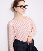 【スローブ イエナ/SLOBE IENA】のビンテージ加工ボーダーロンTEE レッド|ID: prp329100004853125 ipo3291000000035648410