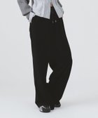 【ビームス ウイメン/BEAMS】のベロア ワイド スウェット パンツ BLACK|ID: prp329100004853141 ipo3291000000035648595