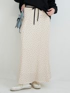 【コカ/COCA】のサッカーサテンナロースカート Ivory|ID: prp329100004853178 ipo3291000000035648886