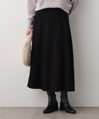 【デッサン/Dessin】のメルトンジャージフレアスカート ブラック|ID: prp329100004853184 ipo3291000000036220280