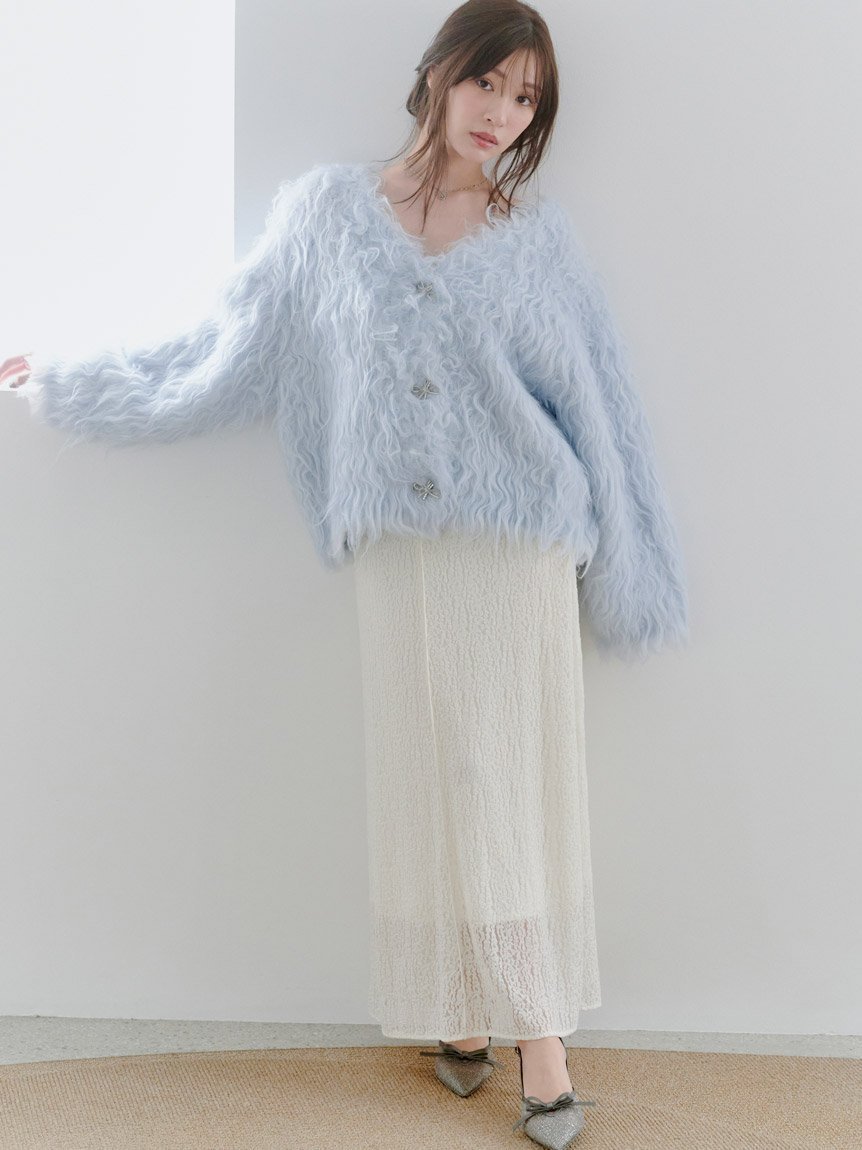 【スナイデル/SNIDEL】のカットレースナロースカート 人気、トレンドファッション・服の通販 founy(ファニー) 　ファッション　Fashion　レディースファッション　Fashion for Women　スカート　Skirts　エレガント 上品　Elegant　今季　This Season, Current Season　ストレート　Straight, Straight Cut　スマート　Smart, Elegant　フィット　Fit, Slim Fit　フロント　Front, Front Design　レース　Lace, Lace Fabric　ロング　Long, Long-Length　おすすめ　Recommended / Our Picks　 other-1|ID: prp329100004853216 ipo3291000000035649040