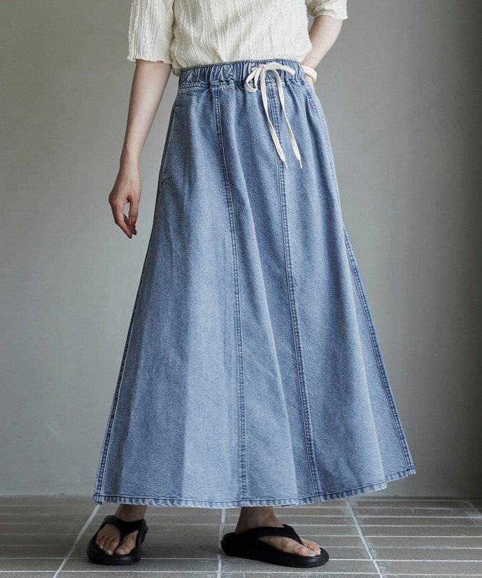 【コーエン/COEN】のコットンレーヨンデニムパネルフレアスカート インテリア・キッズ・メンズ・レディースファッション・服の通販 founy(ファニー) https://founy.com/ ファッション Fashion レディースファッション Fashion for Women スカート Skirts Aライン・フレアスカート A-Line & Flared Skirts キャミワンピース Cami Dress, Slip Dress シューズ Shoes, Footwear セットアップ Set-Up, Coordinated Outfit デニム Denim, Jeans Material フレア Flare, Flared ポケット Pocket, Pocket Detail 半袖 Short Sleeve, Half Sleeve リラックス Relax, Relaxed Fit ワイド Wide, Wide Fit おすすめ Recommended / Our Picks 夏 Summer |ID: prp329100004853219 ipo3291000000036317172