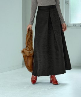 【スタイルデリ/STYLE DELI】の【LUXE】微光沢ジャガードマキシ丈タックスカート/90cm 人気、トレンドファッション・服の通販 founy(ファニー) ファッション Fashion レディースファッション Fashion for Women スカート Skirts シンプル Simple, Minimal スニーカー Sneakers, Trainers ダウン Down, Puffer パーカー Hoodie, Parka フォルム Silhouette, Form 夏 Summer |ID:prp329100004853251