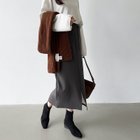 【ココモモ/COCOMOMO】の裏起毛あり/なしタイプ タイト ナロースカート ロング丈 ストレッチ スカート 人気、トレンドファッション・服の通販 founy(ファニー) ファッション Fashion レディースファッション Fashion for Women スカート Skirts シンプル Simple, Minimal ストレッチ Stretch, Stretchy Fabric ストレート Straight, Straight Cut スマホ Smartphone, Mobile Device スリット Slit, Slit Detail タイトスカート Pencil Skirt, Tight Skirt フロント Front, Front Design ポケット Pocket, Pocket Detail ロング Long, Long-Length thumbnail 裏起毛・ダークグレー|ID: prp329100004853266 ipo3291000000036258050