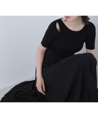 【ナチュラル ビューティー ベーシック/NATURAL BEAUTY BASIC】のカットアウトニットドッキングワンピース 人気、トレンドファッション・服の通販 founy(ファニー) ファッション Fashion レディースファッション Fashion for Women ワンピース Dresses トレンド Trend, Trending Now フィット Fit, Slim Fit リブニット Rib Knit, Ribbed Knit thumbnail ブラック|ID: prp329100004853275 ipo3291000000035649306