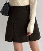 【ジュノア/JUNOAH】のcallautia メルトンプリーツミニスカート(インパン付き) ブラウン|ID: prp329100004853305 ipo3291000000035649468