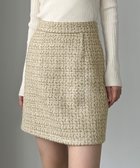 【ジュノア/JUNOAH】のLouere ラメファンシーツイードミニスカート(インパン付き,ウール混) 人気、トレンドファッション・服の通販 founy(ファニー) ファッション Fashion レディースファッション Fashion for Women スカート Skirts ミニスカート Mini Skirts thumbnail ベージュ|ID: prp329100004853351 ipo3291000000035793509