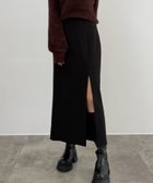 【ジュノア/JUNOAH】のCENEA ハイウエストジップIラインスカート(通年生地) 人気、トレンドファッション・服の通販 founy(ファニー) ファッション Fashion レディースファッション Fashion for Women スカート Skirts thumbnail ブラック|ID: prp329100004853398 ipo3291000000035707313