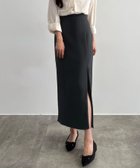 【ジュノア/JUNOAH】のCENEA ハイウエストジップIラインスカート(通年生地) 人気、トレンドファッション・服の通販 founy(ファニー) ファッション Fashion レディースファッション Fashion for Women スカート Skirts thumbnail チャコール|ID: prp329100004853398 ipo3291000000035707325