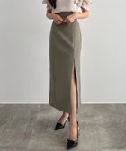 【ジュノア/JUNOAH】のCENEA ハイウエストジップIラインスカート(通年生地) 人気、トレンドファッション・服の通販 founy(ファニー) ファッション Fashion レディースファッション Fashion for Women スカート Skirts thumbnail グレージュ|ID: prp329100004853398 ipo3291000000035707327