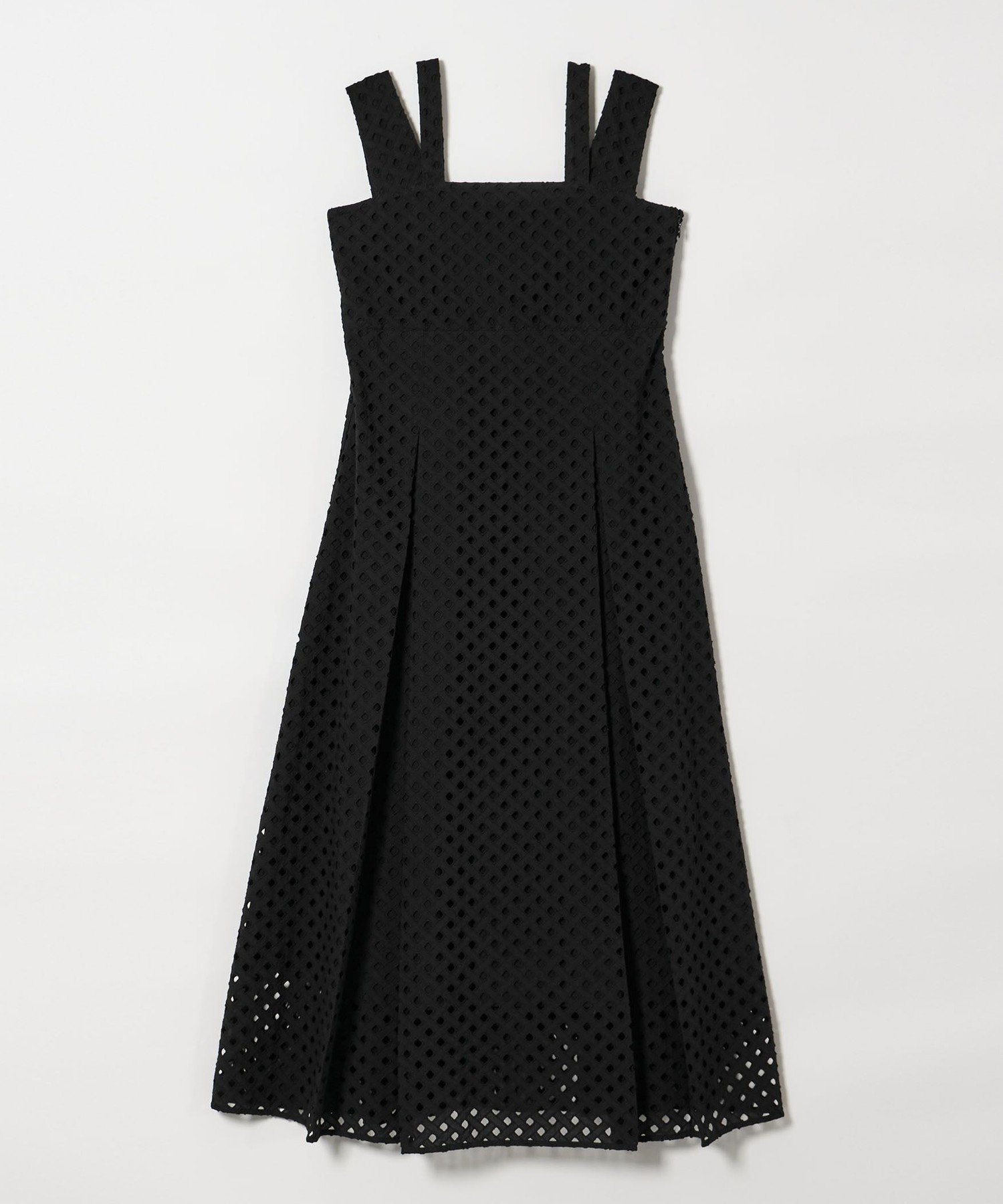 【ユナイテッドアローズ/UNITED ARROWS】のEMMEL REFINES EM カットワークレース ワンピース インテリア・キッズ・メンズ・レディースファッション・服の通販 founy(ファニー) 　ファッション　Fashion　レディースファッション　Fashion for Women　ワンピース　Dresses　春　Spring　キャミ　Camisole, Cami Top　サマー　Summer, Summer Style　サンダル　Sandals, Summer Shoes　トレンド　Trend, Trending Now　パープル　Purple, Violet　フィット　Fit, Slim Fit　フェミニン　Feminine, Girly　フレア　Flare, Flared　レース　Lace, Lace Fabric　ロング　Long, Long-Length　ワーク　Workwear, Utility Style　アウトレット　Outlet / Clearance　おすすめ　Recommended / Our Picks　夏　Summer　2025年　2025　2025春夏・S/S　Spring/Summer 2025 SS25　BLACK|ID: prp329100004853506 ipo3291000000035650554