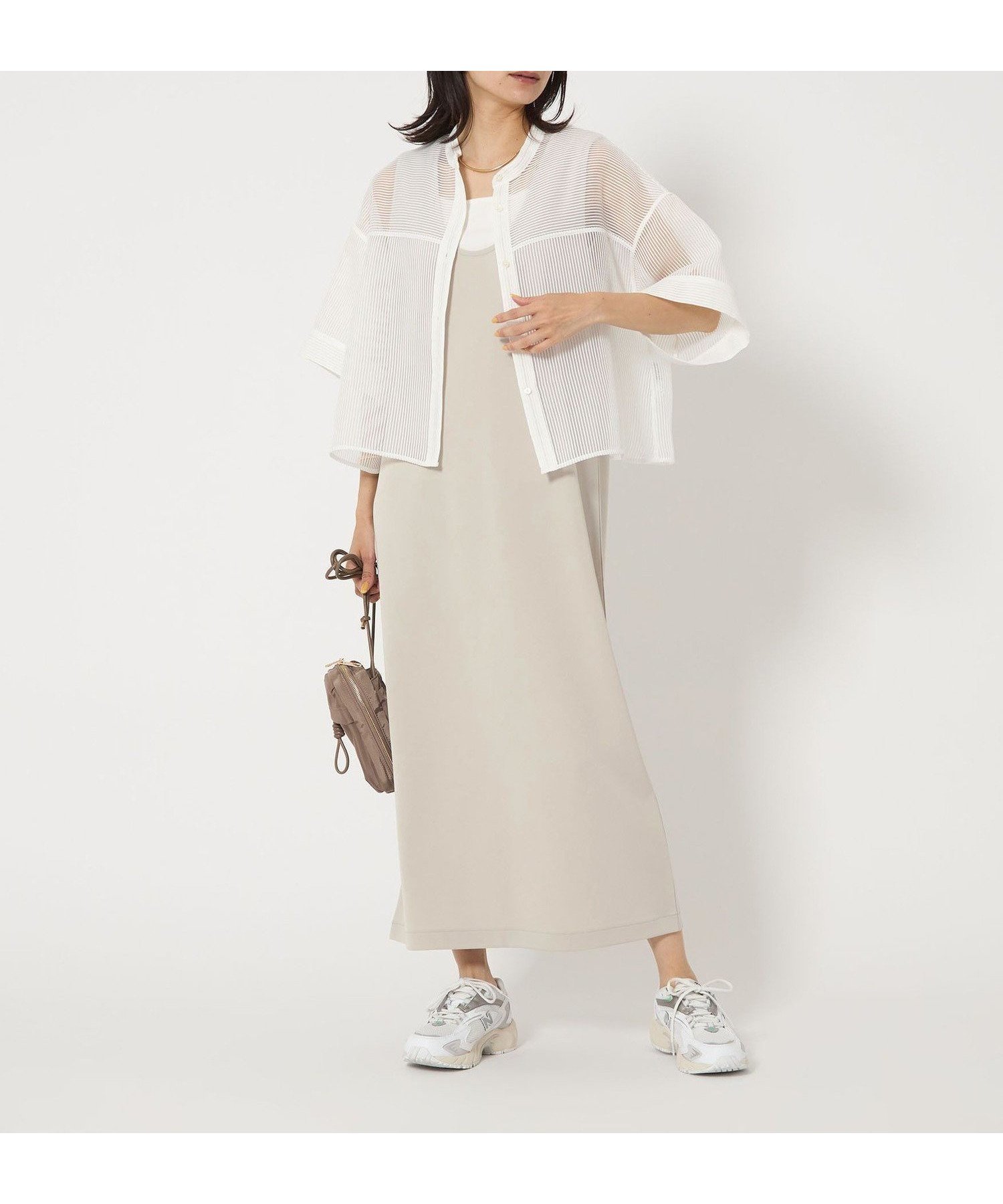 【ユナイテッドアローズ/UNITED ARROWS】のリーン カット ワンピース インテリア・キッズ・メンズ・レディースファッション・服の通販 founy(ファニー) 　ファッション　Fashion　レディースファッション　Fashion for Women　ワンピース　Dresses　春　Spring　キャミソール　Camisole, Spaghetti Strap Top　ストレート　Straight, Straight Cut　デニム　Denim, Jeans Material　ノースリーブ　Sleeveless, No-Sleeve　ボトム　Bottoms, Lower Wear　アウトレット　Outlet / Clearance　おすすめ　Recommended / Our Picks　夏　Summer　NATURAL|ID: prp329100004853546 ipo3291000000035650799