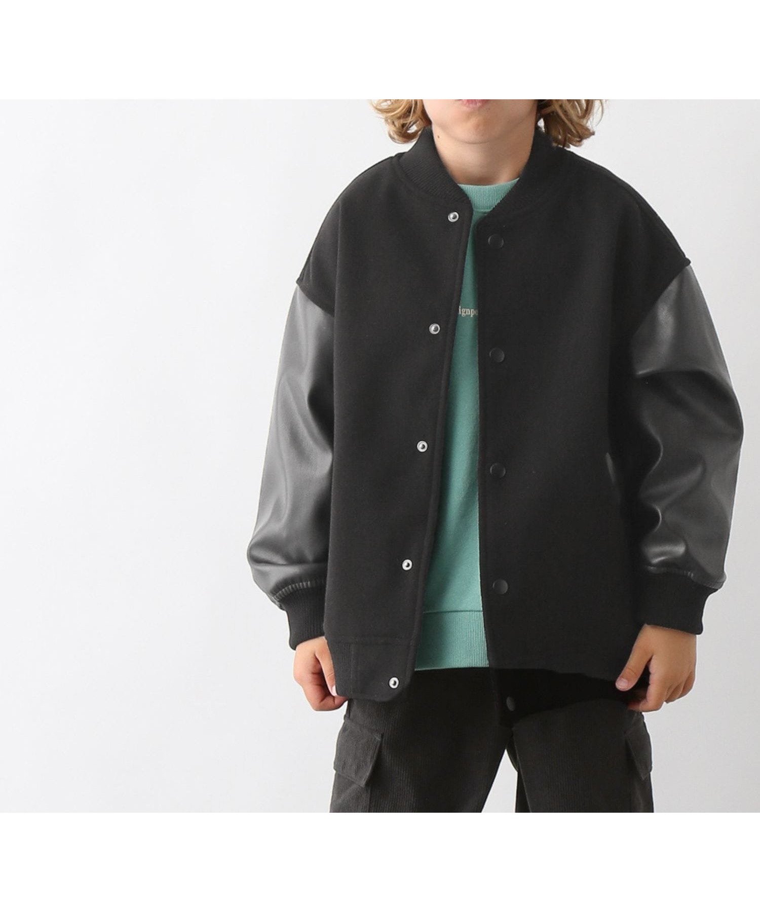 【グローバルワーク/GLOBAL WORK / KIDS】の洗える防風スタジャン/キッズ/452280 インテリア・キッズ・メンズ・レディースファッション・服の通販 founy(ファニー) 　ファッション　Fashion　キッズファッション　Fashion for Kids　インナー　Innerwear　シンプル　Simple, Minimal　ボトム　Bottoms, Lower Wear　ポケット　Pocket, Pocket Detail　人気　Popular, Best Seller　洗える　Machine Washable　軽量　Lightweight, Ultra Light　ブラック09|ID: prp329100004853756 ipo3291000000036068335