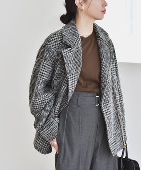 【シップス フォー ウィメン/SHIPS】のquaranciel ボンディング チェック ライダース コート 人気、トレンドファッション・服の通販 founy(ファニー) ファッション Fashion レディースファッション Fashion for Women アウター Coat / Outerwear Collection コート・ロングコート・ピーコート Long Coats, Peacoats & More ライダースジャケット / レザースタイル Riders Jackets & Biker Style アシンメトリー Asymmetrical Style インナー Innerwear シンプル Simple, Minimal ジップ Zip, Zipper ジャケット Jacket, Outerwear チェック Check, Plaid, Tartan トレンド Trend, Trending Now フロント Front, Front Design ブルゾン Blouson, Bomber Jacket ボックス Boxy, Box Shape ボトム Bottoms, Lower Wear ボンディング Bonding, Bonded Fabric 無地 Plain, Solid Color ライダース Riders ロング Long, Long-Length ワイド Wide, Wide Fit A/W・秋冬 Autumn/Winter 2025年 2025 2025-2026秋冬・A/W Autumn/Winter 2025–26 AW25–26 |ID:prp329100004853779