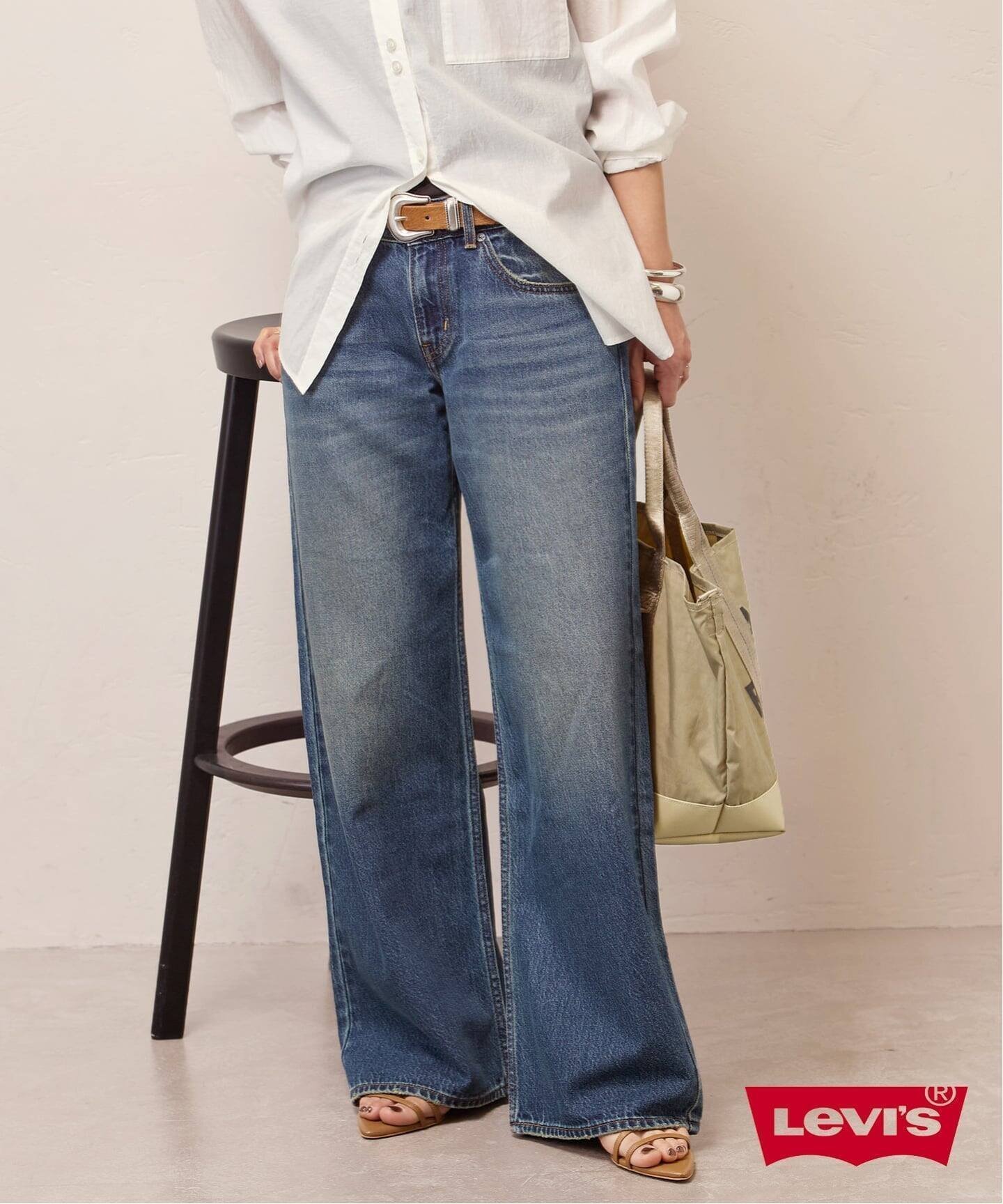 【ジャーナルスタンダード/JOURNAL STANDARD】の別注【LEVI S/リーバイス】 for JS LOW LOOSE 31 人気、トレンドファッション・服の通販 founy(ファニー) 　ファッション　Fashion　レディースファッション　Fashion for Women　おすすめ　Recommended / Our Picks　カリフォルニア　California, Cali Style　ジーンズ　Jeans, Denim Pants　ストレート　Straight, Straight Cut　デニム　Denim, Jeans Material　バランス　Balance, Style Balance　ワーク　Workwear, Utility Style　別注　Limited Edition, Custom Order　定番　Standard, Basic Item　 other-1|ID: prp329100004853802 ipo3291000000035667692