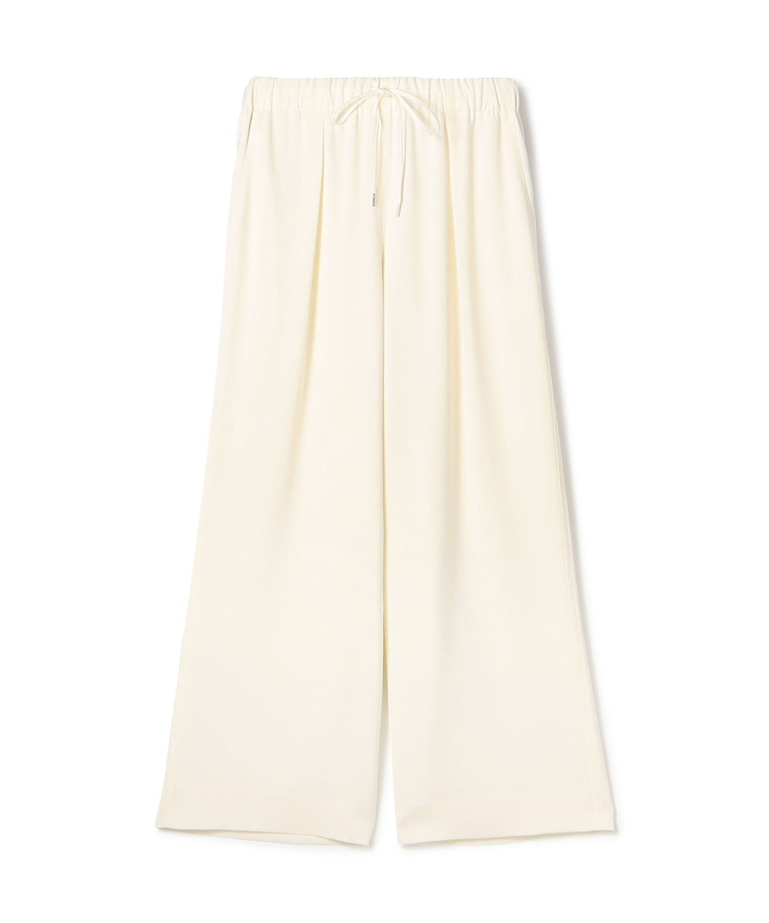 【トゥモローランド/TOMORROWLAND】の2-wayストレッチ イージーセミワイドパンツ インテリア・キッズ・メンズ・レディースファッション・服の通販 founy(ファニー) 　ファッション　Fashion　レディースファッション　Fashion for Women　パンツ　Pants & Trousers　シューズ　Shoes, Footwear　シルク　Silk, 100% Silk　シンプル　Simple, Minimal　ストレッチ　Stretch, Stretchy Fabric　セットアップ　Set-Up, Coordinated Outfit　とろみ　Fluid, Flowy Fabric　ドレープ　Drape, Draping Fabric　ドローストリング　Drawstring, Pull Cord　バランス　Balance, Style Balance　フラット　Flat, Flat Shoes　リラックス　Relax, Relaxed Fit　おすすめ　Recommended / Our Picks　日本製　Made In Japan　セレモニー　Ceremony　入学式　Entrance Ceremony　11 ホワイト|ID: prp329100004853839 ipo3291000000036284320
