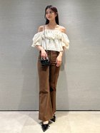 【スナイデル/SNIDEL】の【STYLEUPPANTS】ハイウエストフレア 人気、トレンドファッション・服の通販 founy(ファニー) ファッション Fashion レディースファッション Fashion for Women パンツ Pants & Trousers インディゴ Indigo Denim ウェーブ Wavy Pattern ウォッシュ Washed Finish クラシック Classic, Timeless Style コーデュロイ Corduroy, Cord Fabric ストレッチ Stretch, Stretchy Fabric スマート Smart, Elegant デニム Denim, Jeans Material 定番 Standard, Basic Item 人気 Popular, Best Seller フィット Fit, Slim Fit フレア Flare, Flared フロント Front, Front Design ポケット Pocket, Pocket Detail おすすめ Recommended / Our Picks thumbnail BRW[058]|ID: prp329100004853852 ipo3291000000035669057