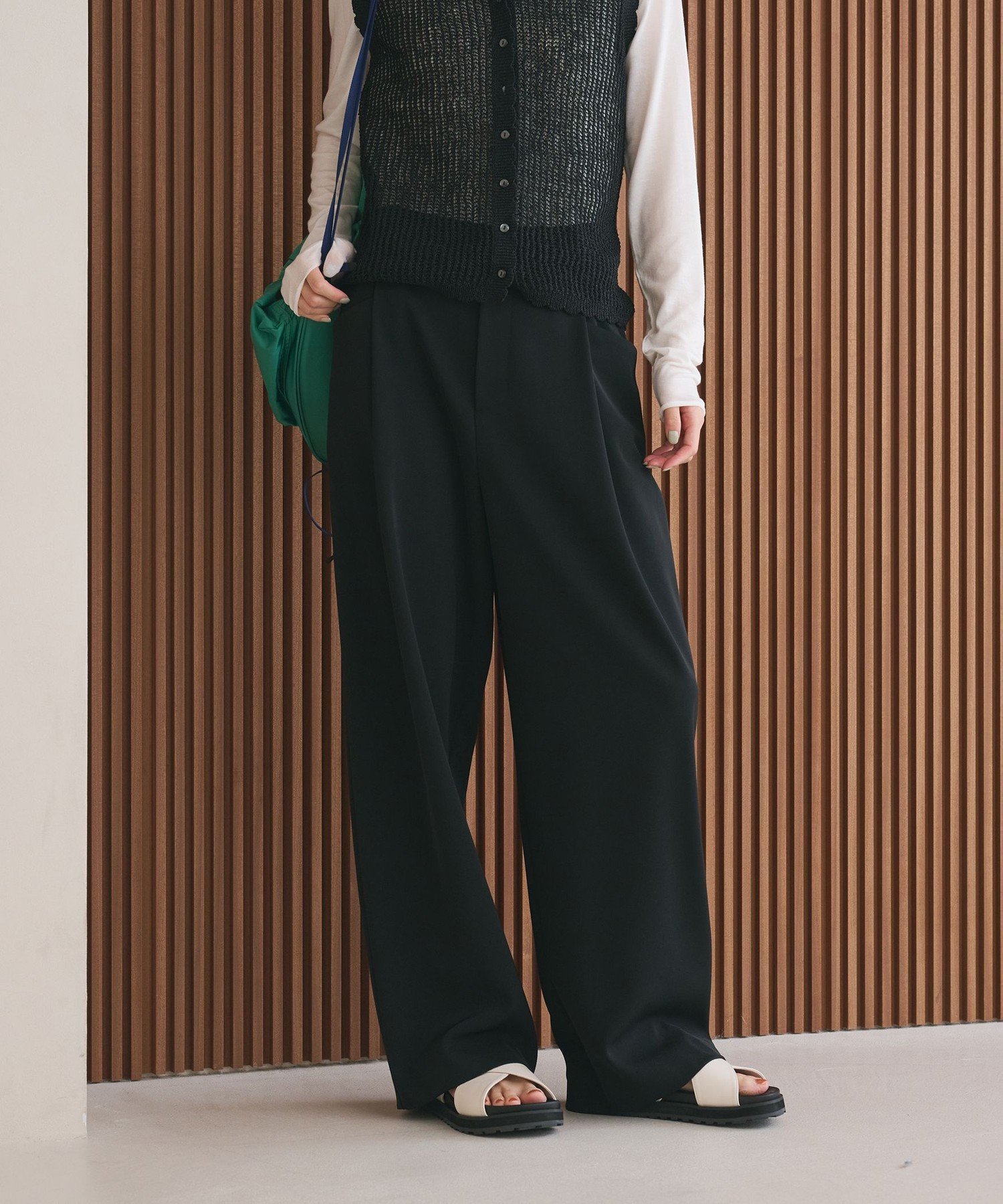 【ビューティ&ユース ユナイテッドアローズ/BEAUTY&YOUTH / UNITED ARROWS】のポリエステルブレンド ツイルバックゴムパンツ インテリア・キッズ・メンズ・レディースファッション・服の通販 founy(ファニー) ファッション Fashion レディースファッション Fashion for Women パンツ Pants & Trousers バッグ Bags ストレート Straight, Straight Cut スマート Smart, Elegant ダウン Down, Puffer ベロア Velour, Soft Velvet ボトム Bottoms, Lower Wear ポケット Pocket, Pocket Detail リラックス Relax, Relaxed Fit ルーズ Loose, Oversized ワイド Wide, Wide Fit BLACK|ID: prp329100004853877 ipo3291000000035834357